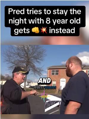 Guy tried to stay the night with 8 year old gets 👊💥 part 1 #fyp #cops #predcaught #pred #copsoftiktok #viralvideo 