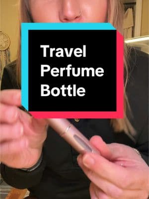 These travel perfume bottles are perfect! #travel #perfumebottle #packingtips #spotlightfinds #TikTokShopHolidayHaul #NewYearNewAura #gift 