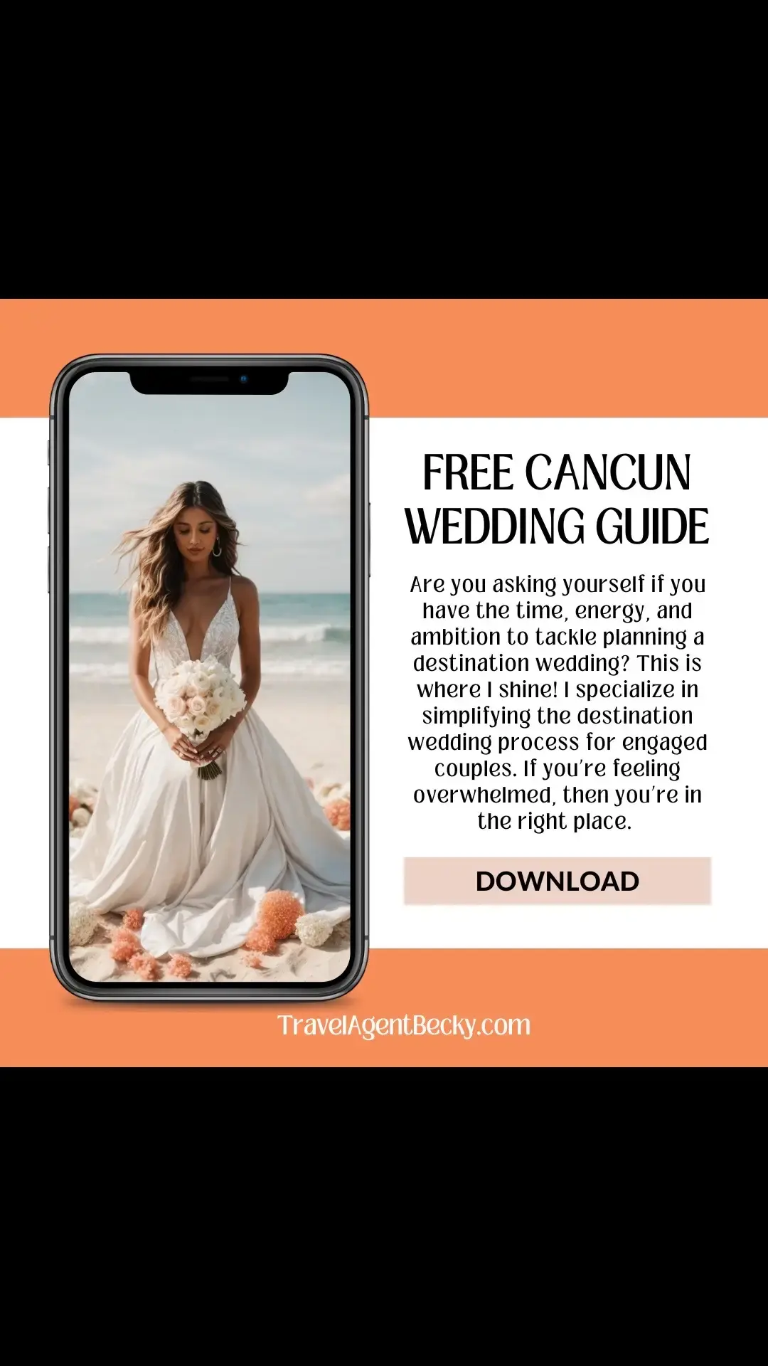 💍 Dreaming of a stunning wedding in Cancun? From picture-perfect beaches to enchanting cenotes, planning your destination “I do” can feel overwhelming—but it doesn’t have to! I’ve created a FREE Cancun Wedding Guide just for you. 🎉 Whether you’re just starting to plan or want insider tips to make your big day flawless, this guide is packed with everything you need to know. ✨ Why choose Cancun? 🌴 Best locations for your vows. 💡 Tips for stress-free planning. 📩 Click the link in my bio to download your guide today and take the first step toward your dream wedding in paradise. 🌺 #DestinationWedding #CancunWedding #EngagedLife #WeddingPlanningMadeEasy #CancunBride #TravelAgentBecky