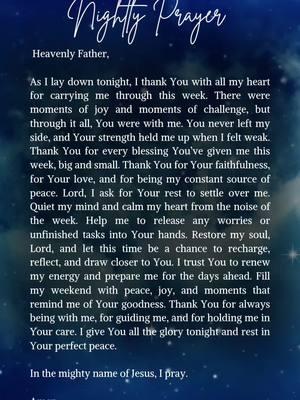 ✨️💜🦋Nightly Prayer🦋💜✨️ #nightlyprayer #prayer #inspirationalprayer #prayers #thankyoulord #thankyougod #thankyoujesus #spiritual #trustgod #godsplan #godslove #gratitude #mindset #MentalHealth #inspiration #mindfulness #motivation #godisgood #godisworthy #godisfaithful 