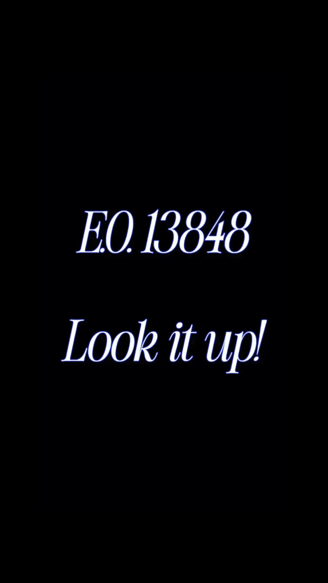 @revolutionwashington More 👆🏼 info regarding E.O. 13848.  Go look up it up & read it!  KMFX! 💙🤞🏼  #Fup #4youpage #fupviral #fu #Foryou #Fyp #Fupage #fupageviral #fypageシ #fy #fyy #viralvideo #viralaudio #viralpost #somethingishappening #4uviral #4upageシ #4upage #goviral #Tiktokviral #fypthistiktok #Foryouviral #america #this #fupthis #4uthis #Fythis #viralthis #viralthisvideoo #Fypp #Share #Repost #Like #Follow #EO13848 