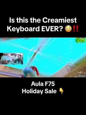 Its super creammyy creds: A1pha Lmao #aula #keyboard #wireless #creamy #plutovx #gameplay #tiktokshopdeals #techtok #fyp 