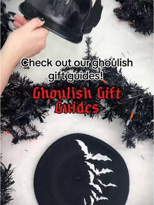 Looking for the perfect gift for a ghoulish guy or spooky girl? Look no further!  Our ghoulish gift guides have got you covered! 🎁🖤  #Kreepsville #Kreepsville666 #GhoulishGifts #SpookyPresents #GiftGuide #UniqueGifts #gothgifts #gothchristmas