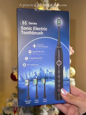 I requested the pink one but they sent the blck one. Thinking about ordering the pink one now that ive seen this one in person 😍 #cutegiftideas #practicalgifts #tiktokshopholidayhual #electrictoothbrush 