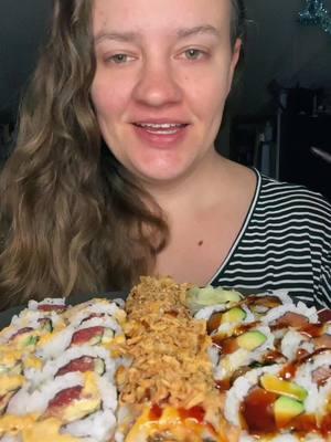 FOLLOW ME ON YT IN CASE TT IS BANNED ❤️ #sushi #dinner #favorite #food #obsessed #yummy #Foodie #foodietiktok #mukbang #foryoupage 