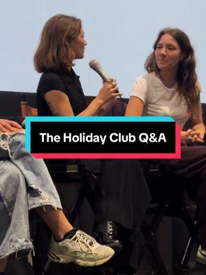 lisa, we live for you! #theholidayclub #holiday #indiefilm #queerfilm #femaledirector 