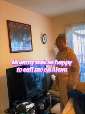 Mommy was so happy to call me on her new Alexa she forgot I was standing right there 🤣 #happybirthday #proudmommymoment #🥳🥳🥳🥳🥳🥳🥳🥳🥳 #trend #bday #bday @Amazon @Best Buy @alexa #greatgift 