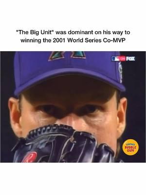 Down 3-2 in the Series against the Yankees, Arizona Diamondbacks Ace Randy Johnson continued to dominate like he had done throughout the 2001 postseason.  In 7 innings pitched, Johnson struck out 7 New York batters while allowing their powerful lineup to score just 2 runs in a decisive 15-2 victory.  The following night, Johnson made a rare relief appearance, holding the Yankees scoreless for the game’s final 2 innings and picking up the win on a Luis Gonzalez walk-off in the 9th.  Johnson went 3-0 during the 7-game series with 19 strikeouts in 17.1 innings pitched and a 1.04 ERA. He was awarded the Co-MVP with teammate Curt Schilling.  👉 What is your favorite Randy Johnson story or memory?  ⚾️⚾️⚾️ #mlbplayoffs #rangers #alcs #ilovebaseball #baseballlove #baseballlifestyle #baseballlife #baseballhistory #randyjohnson #diamondbacks #baseball #texasrangers #dbacks #2024mlbpostseason #arizonadiamondbacks #baseballgame #thebigunit #2024worldseries #baseballgame #houstonastros #MLB #2001worldseries #WorldSeries #baseballlegend #astros #baseballhalloffame #fallclassic  #baseballseason #nlcs