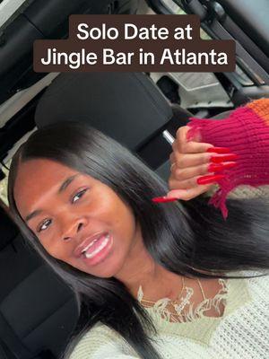 come with me to this holiday-themed bar, Jingle Bar, in Chattahoochee Food Works 🤭🎄 #solodate #christmasinatlanta #thingstodoinatl 