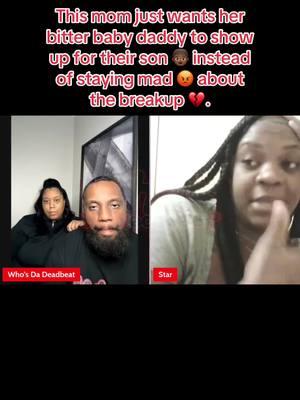 She just wants him to show up for their son 👦🏾, not stay stuck on the breakup 💔. Full story on YouTube 🎥  #coparenting #fatherhood #bitter #babydaddy 