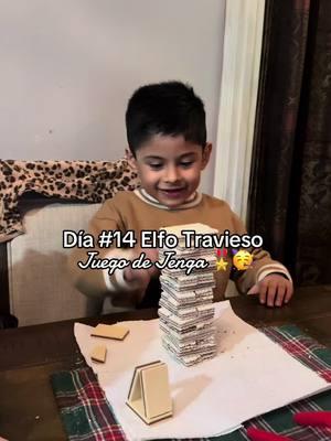 Juego de Jenga Con en elfo Travieso 🥳🥳 #elf #elfontheshelf #elfontheshelfideas #elfontheshelfchallenge #elfontheshelfadventures #elfo #elfotravieso #ideaselfontheshelf #ideaselfotravieso #dia14 #day14 #ereselfochallenge #jenga #jengagame #elfjenga #fyp #foryou #travesuras #juegos #juegosdivertidos #juegosparaniños #ideas #creativas #ideasforkids #uniqueelfonshelf #ideasen5minutos #tradicionesnavideñas #MomsofTikTok #mamacreativa #mamadedos 