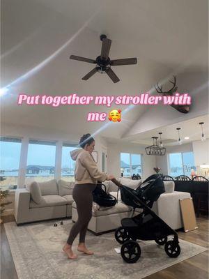 Put together my new stroller with me. She’s a beaut, Clark! Im seriously so in love! This is the Joie Ginger + Mint Latch travel system in Shale (black). @Joie Baby USA #joiebaby #travelsystem #stroller #firsttimemom #carseat 