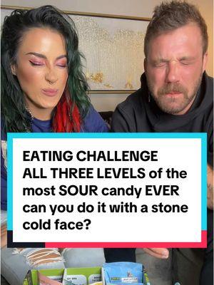 THIS IS NUTS. literally tingled my brain. WOAH. #sourcandy #sourgummies #sourcandychallenge #sourcandychallange #couplechallenge #thechallenge 