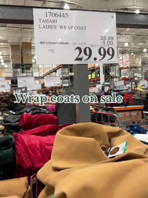 #coat #fashion #jacket #wrap #wrapjacket #sale #discount #discountfinds #saleitems #run #cute #OOTD #holidayfashion #holidaycountdown #costco #costcoclothes #costcotiktok #costcohaul #costcomusthaves #costcodeals #costcogems #fashiontiktok #jacket #clothes #fyp #viral #ootdinspiration #run 