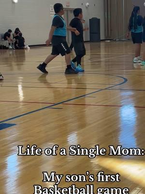 Basketball game #singlemomlife #momlife #MomsofTikTok #momtok #singlemomof2 #basketball #rezball 