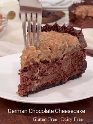 German Chocolate Cheesecake is one of my favorites! Comment “chocolate cheesecake” and I’ll DM you the recipe #cheesecake #germanchocolatecake #cheesecakerecipe #HolidaySeason #bakingrecipes #chocolatecake #EasyRecipes #bakedfromscratch #holidaydesserts #foodies 