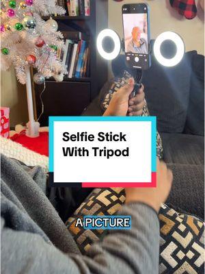 Take amazing photos and videos with this 51 inch selfie stick tripod. It’s portable and extendable and comes with a remote. Great for outdoors or indoor. #SelfieStick #SelfieStickTripod #SelfieStickWithLight #PhoneHolder #SelfieTripod. #SmoothtekUSA #Christmas2024 #TikTokShop 