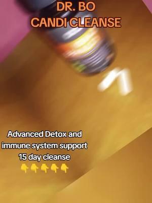 I am on day five of this 15 day candi cleanse from Dr. Bo. This bottle is the capsules, It also comes in liquid form and I am taking both. I feel great. This formula has 11 ingredients. Supports intestines and flora balance. If you're looking for the liquid it will be in my next video. #DRBO #candida #botanical #premium #gmofree #detox #advancedformula #oreganoleafpowder #caprylicacid #lactospore #protease #cellulase #aloevera #arabinogalactan #aniseseed #blackwalnuthull #wormwood #reishimushroom #guthealth #fyp #fyf #foryoupageofficiall #TikTokShop #loveyourbelly #nomorebloating 