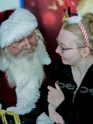 Autumn's smile lit up the room at the Special Olympics Christmas Party🎄   #juvenilehuntingtonsdisease #huntingtonsdisease #smilingsmyfavorite #jhdwarrior #specialolympics #jhdawareness #jhd #raredisease #christmasparty  #juvenilehuntingtons #disabledtiktok 