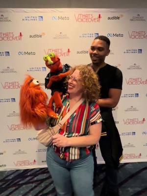 Davey enjoyed his time at #thatsvoiceover in Los Angeles last weekend! Big shout out to Leonard for grabbing his puppet and bringing him down! #sovas #societyofvoicearts #puppets #puppet #puppetsoftiktok #puppeteer #puppetryarts #puppetry #puppetryart #daveythepuppet #blankpuppets @Leonard J Moore II #therainbowconnection #jimhenson 