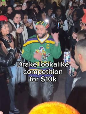 Drake himself put 10K towards the winner. Number nine got robbed 😔🙏 ##drizzy##drake##lookalike