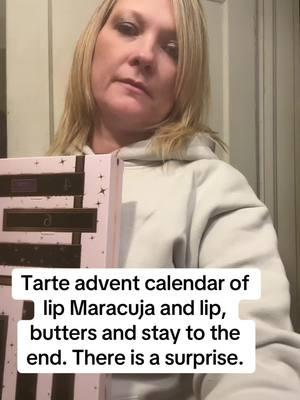 #tarte #tartecosmetics #tartemaracujajuicylip #tartelipbutter @QVC, Inc @tarte cosmetics #christmas #adventcalendar #advent #mademyyear #mmyodress #tiktokshopcreatorpicks #launchpad #tiktokshopblackfriday #giftguide #tiktokshopholidayhaul #7days 