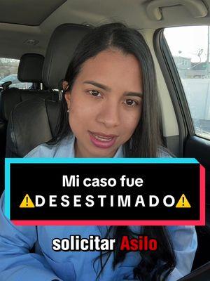 ¿Te desestimaron el caso en la corte de inmigración y no sabes qué hacer? Esto puede ser una buena noticia, pero hay cosas importantes que debes considerar: ✅ Si NO quieres seguir con el asilo: No necesitas hacer nada. Tu caso ya está cerrado y no hay acciones pendientes. Si tenías un permiso de trabajo, podrás usarlo hasta que venza, pero no podrás renovarlo si no tienes otro estatus migratorio. ✅ Si SÍ quieres continuar con tu asilo: Puedes enviar una nueva solicitud a USCIS lo antes posible. Mientras tu solicitud siga pendiente, podrás renovar tu permiso de trabajo. ⚠️ Recuerda: es importante actuar rápido si decides continuar con el asilo para proteger tu derecho a trabajar legalmente en EE. UU. Comenta abajo si sabías que estas eran tus opciones o si necesitas más orientación. Estoy aquí para ayudarte. 💬  #casodesestimado #asilo #asilopolitico #asiloenusa #asilousa #asilodefensivo #asiloafirmativo  ¿Qué pasa cuando un juez desestima un caso de inmigración? ¿Qué significa que un juez cierra tu caso? ¿Qué significa cuando el juez de inmigración ordena despido? く ¿Qué significa que el juez de inmigración sobreseyó el procedimiento?