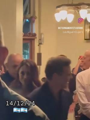 Después de su primera cena en tierras argentinas,  entre muestras de amor de sus fans LM junto a Paloma, dejan el restaurante @donjulioparrilla 📽 @eternamentetusfans • Gilda | 14 Dic 24🇦🇷     #luismiguel #luismigueltour2024  #luismiguelenargentina #argentina #buenosaires #bsas #campoargentinodepolo #campodepoloargentino #cierredetourmundialuismiguel #luismiguelcierredegira #luismiguelcierredetourmundial #luismiguelentiktok #fpy #viral #tendencia #parati 