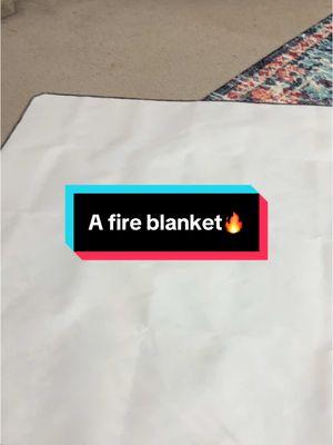 #FireBlanket #EmergencyFire #Safety #FireBlanket 