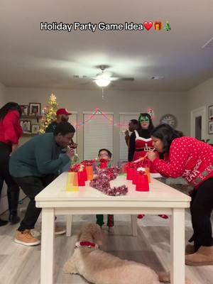 This Holiday Party Game is sure to make the whole family have an unforgettable time 🎄❤️🎁 perfect for all ages ! #holidaygames #familygames #christmasgames #holidaypartygames #familytime #familyfun 