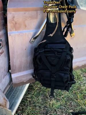 Tactical Shoulder Chest Pack for concealed carry #concealedcarryoutfit #concealedcarrytiktok #concealedcarry #tacticalpractical #tactical #tacticalgear #hunting #fishing #climbing #sport #shooting #shootingrange #giftsforhim @Cowpuncher Coffee 🐌