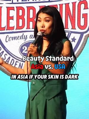 Beauty Standard in Asia vs. USA 🧐 I’m on tour! 🎟️ summerscomedy.com #jiaoyingsummers #beautystandard #asia #chinese #korean #crowdwork #comedy #standupcomedy #comedyshow #comedytour #comedian #funny #realestate 