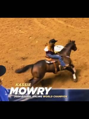 Kassie Mowry and Jarvis brought home the world champion title after their second place win in round 10. This is Kassie’s first time winning the world championship and she did it all with her guardian angel watching. Congratulations Kassie & Jarvis! #nfr2024 #worldchampions #barrelracing #nfr #barrelracer #barrelhorse #nfrfashion #cowboychannel #horses #kassiemowry #jarvis #livestock #equestrian #rodeo #fyp #foryoupage #round10 #horse #winner #barrels #worldchampionship 