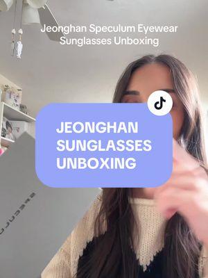 Jeonghan Speculum Eyewear sunglasses unboxing! They definitely look better on him than me 🤣 #seventeen #seventeencarat #svt #kpopfypシ #seventeen17_official #seventeen세븐틴 #jeonghan #yoonjeonghan #the8 #minghao 