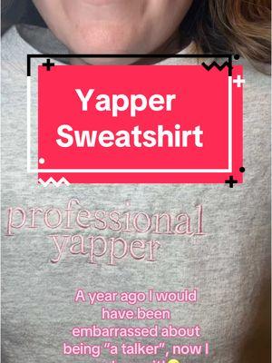 Be yourself. Quiet. Chatty. Or anything in between! But if you’re chatty, buy this sweatshirt!🤣 #MomsofTikTok #yapper #professionalyapper #TikTokShopHolidayHaul #tiktokmademebuylt #teachersoftiktok 