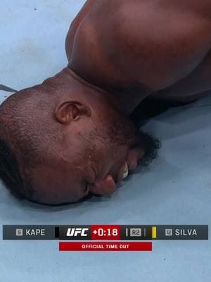 Bruno Silva was deducted a point for a low hit on #ManelKape during their #UFC bout. #UFCTampa #MMA #combatsports #oops