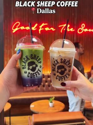 Black Sheep Coffee is officially open in Dallas!  Check them out in Dallas or Plano!  #dallastx #dallashotspots #dallashiddengem #dallascoffeeshop #dallasmatcha #blueberrymatcha #blacksheepcoffee 