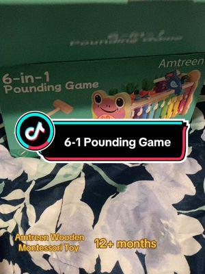 Hello Everybody, I ordered this 6- in 1  pounding game for my daughter! If you guys are looking for  Christmas  gift birthday gift for your kids, you guys must check this out. I highly recommend this game  #v#viralf#foryouf#foryourpageg#gamesforkidsg#giftideak#kidsgamesp#poundinggame