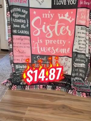 Gorgeous Sister Gift  #blanket #throw #throwblanket #softblanket #sistergift #giftsforher #homedecor #cozyblankets