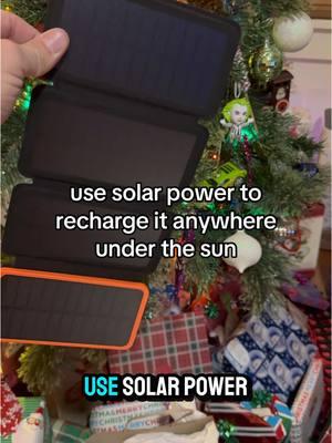 🌞 Never run out of power again with the Hiluckey Solar Charger! ⚡️ With a massive 27,000mAh capacity, this beast charges your phone 8-10 times and keeps ALL your devices powered up. ☀️ Solar-powered, fast charging, and rugged enough for any adventure—camping, hiking, or emergencies. Charge 3 devices at once with its 4 solar panels and USB ports! 🔋 💡 Waterproof, durable, and ready for ANYTHING. ⏳ Don’t wait—click the orange cart NOW and stay charged, anywhere, anytime! #SolarPower #GadgetGoals #StayCharged #MustHaveGear #creatorsearchinsights #bestchristmasgifts2024 #TikTokShopHolidayHaul #ChristmasCountdown #NewYearNewAura #solarcharger 