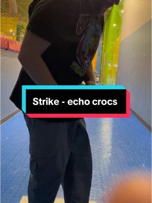 Strike ready with Echo Crocs! 🏆 Comfort, grip, and style—perfect for every move I make. Whether it’s game day or chill time, these Crocs have me covered. Ready to roll? 🎳 #EchoCrocs #CrocsStyle #GameDayReady #BowlingVibes #StrikePerfect #TikTokShopHolidayHaul