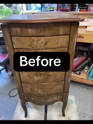 Before and after throwback! #art #painter #fyp #DIY #crafts #makeover #beforeandafter #tool #decor #jewelry #jewelrycabinet #furnituremakeover #homemade #decor 