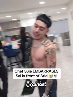 Chef Suie EMBARRASES Sal in front of Ariel 😭💀 #fypシ゚viral #fyp #oblivion #oblivionclips 