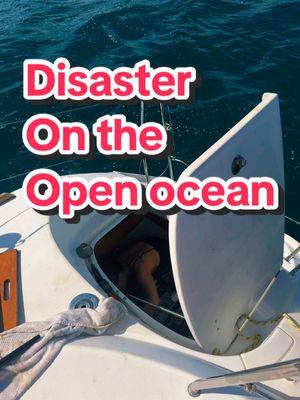 Both engines down while motoring without wind. What else could go wrong. Luckily I married @Keely Ann 🪩  #disaster  #boatlife #boatproblems #catamaran #lagoon 