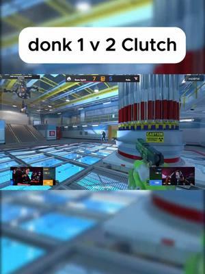 Donk left in a clutch and comes up huge for team spirit #cs2 #counterstrike2 #counterstrike #cs2major #cs2clips #cs2moments #shanghaimajor2024 #donkcs2 