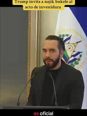 Trump invita a bukele al acto de envistadura#trump2024🇺🇸 #nayidbukele #presidente #elsalvador #usa #nayid#bukele 