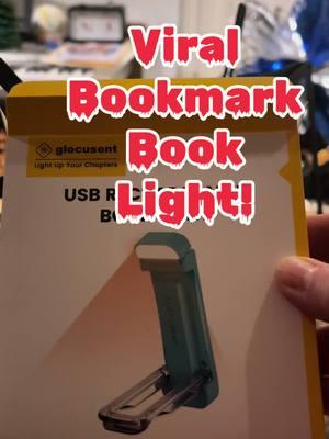 Viral bookmark book light. #present #birthday #christmas #booklight #glocusent #glocusentlight #glocusentbooklight #bookmark #sale #holiday #booklover 