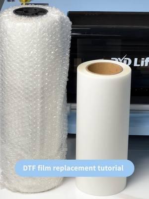 DTF Printer Tips: How to replace the DTF film?  ✅Film features: 11.8'' x 328ft, double sided matte, easy to transfer, easy to peel, not easily cracked, washable, non-fading and more! #pydlife #dtf #dtffilm #dtfprinter #dtfprint #a3dtfprinter #a3dtffilm #dtftransfer #dtf #fyp  #dtfprints #dtfprinting #dtftips #dtfmachine 