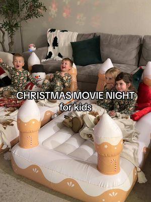 Got our kids together for their annual movie night together🍿🎄Find all my links in my amazon strefront under “christmas movie night” and in my LTK🎅🏼We love creating memories for them to do all together, especially around all of the holidays! @Mallory Lee Richardson and i’s kids have been best friends since the day they were born and this is always so fun to do together🥹Save & share to your bestie! . Tonight, we also created a personalized Santa video for them that you can get from @PNP Santa ❤️ You can have Santa call them by name and mention some of their favorite things. The kids absolutely LIT UP when they saw Santa speaking to them 🥹🎅🏼 #christmasmovie #movienight #familyactivities #kidsactivities #toddlermom #momhack #familymovienight #amazonmusthaves #kidschristmasactivities #christmasdecor #kidschristmas #christmascountdown #christmasrecipe #christmaseve 