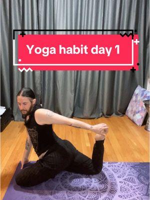 Building a habit starts with day 1! Ive been trying to build a morning yoga habit and i just wont stick to it. So you’re my forcing function! Help keep me accountable every day! #dance #dancer #yoga #dailyyoga #habitbuilding 